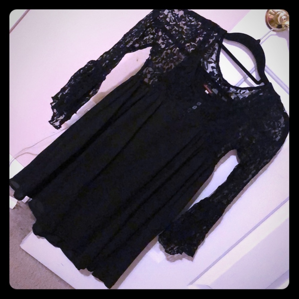 Ella moss Girl’s dress EUC SIZE 10 black